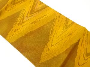 リサイクル　抽象模様織出し名古屋帯